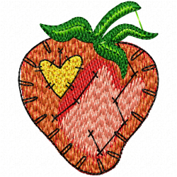 Strawberry Embroidery Design 2 Strawberry Embroidery Design 2